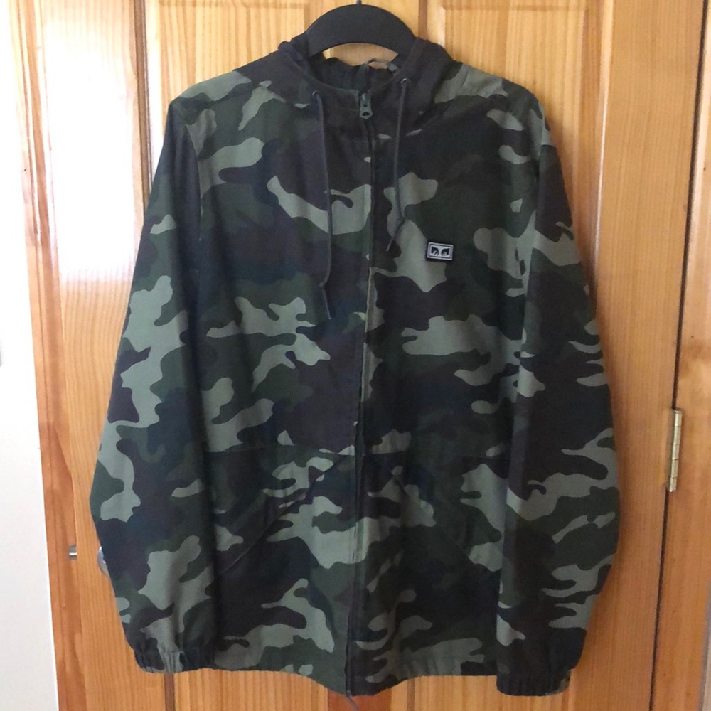 Obey camo jacket. Worn once